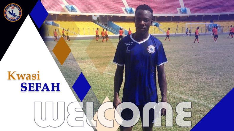 Berekum Chelsea sign Kwesi Sefah Biney on a three deal Berekum Chelsea sign Kwesi Sefah Biney on a three deal
