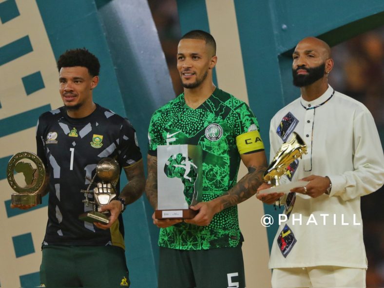 Troost- Ekong, Ron Williams, Nsue, Adingra win big at AFCON 2023